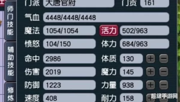 大唐官府怎么加点